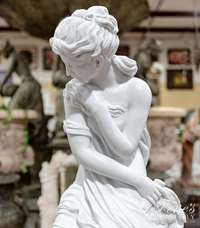 Search Result For Marble Statues  - Garden Enchantress Pair - MS-1376