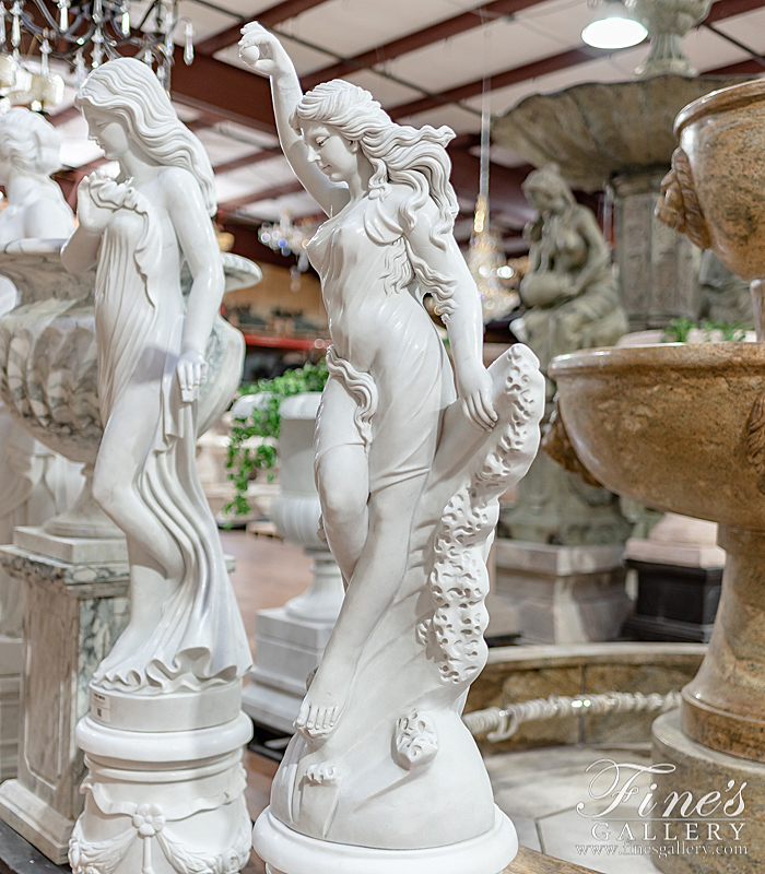 Marble Statues  - Garden Nymph - MS-1378