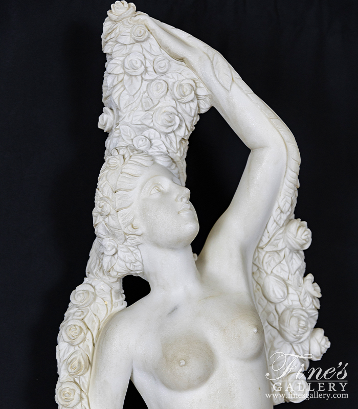 Marble Statues  - Flora Marble Statue - MS-221