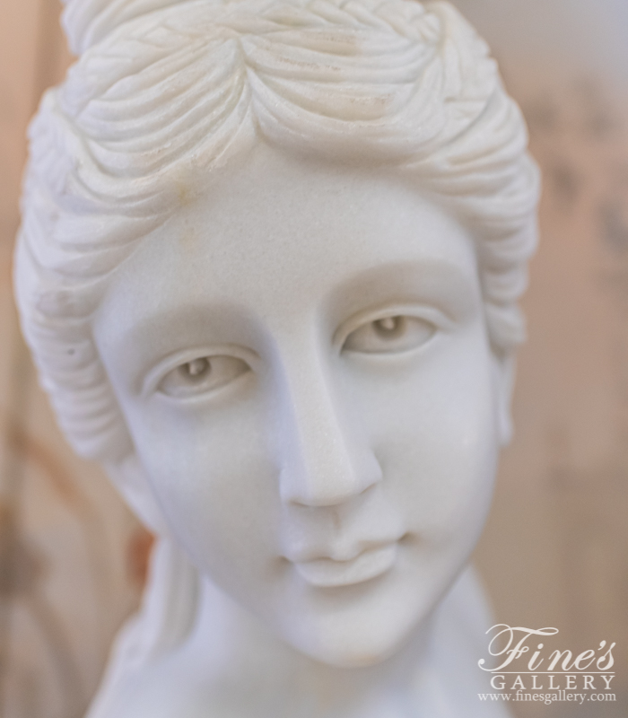 Search Result For Marble Statues  - Marble Bather By Allegrain - MS-410