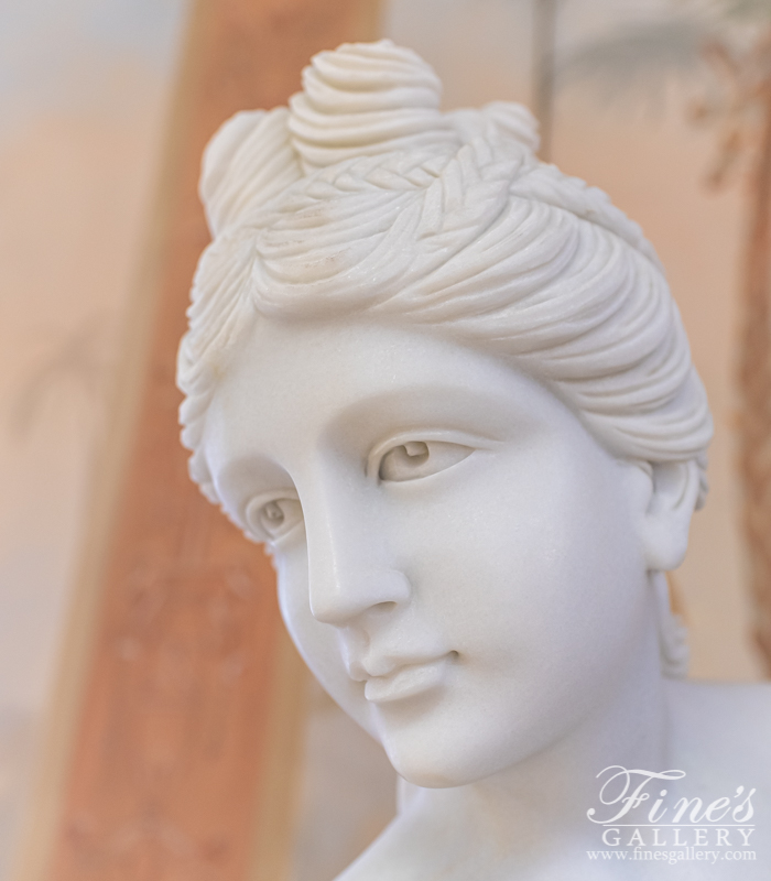 Search Result For Marble Statues  - Marble Bather By Allegrain - MS-410