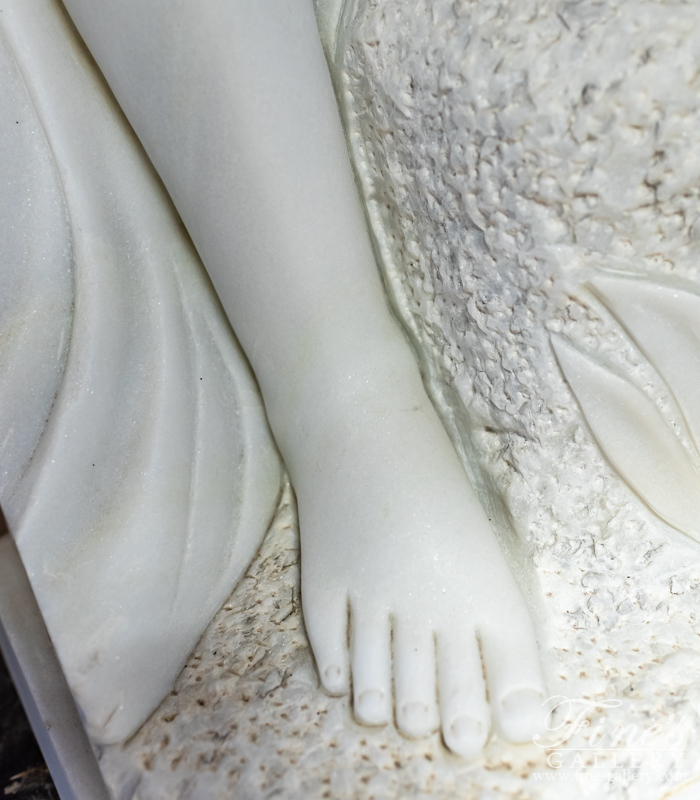 Search Result For Marble Statues  - Marble Bather By Allegrain - MS-410