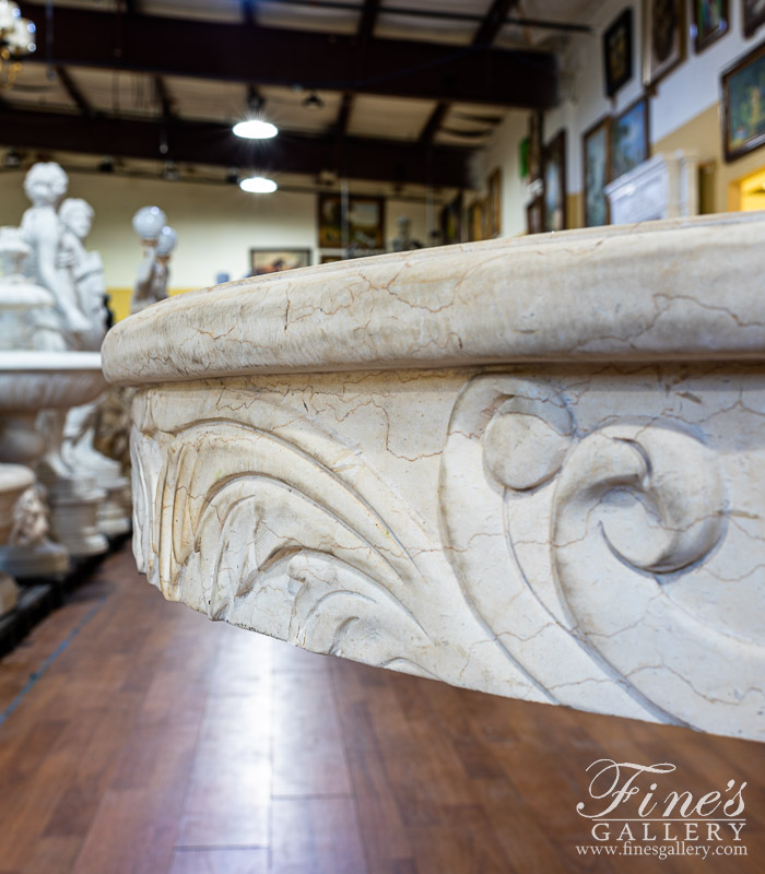 Marble Tables  - Desert Gold Mediterranean Marble Table - MT-175