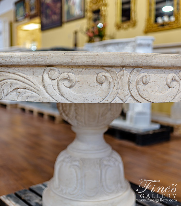 Marble Tables  - Desert Gold Mediterranean Marble Table - MT-175