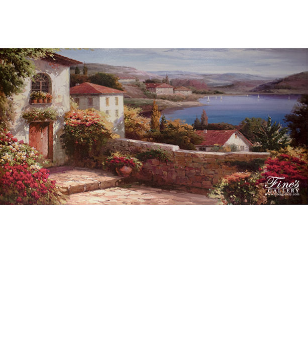 A Quiet Village Canvas Art