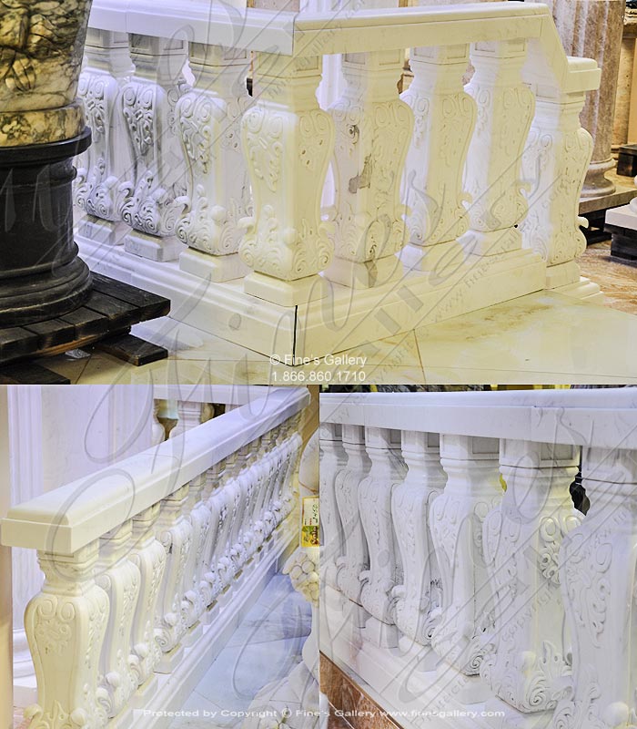 Ornate Marble Balustrade