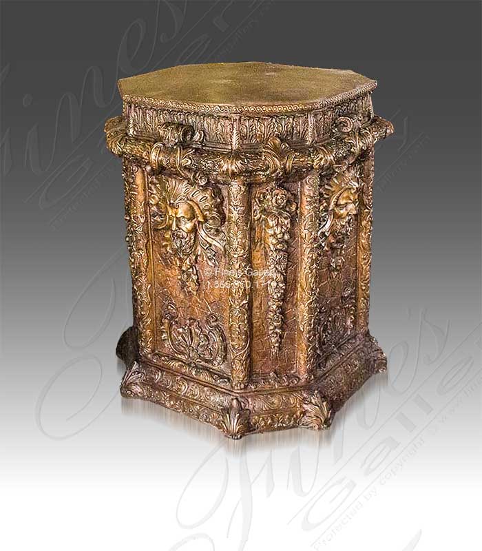 Oversized Bronze Pedestal