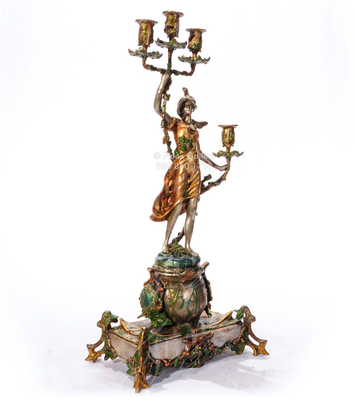 Bronze Maiden Candelabra