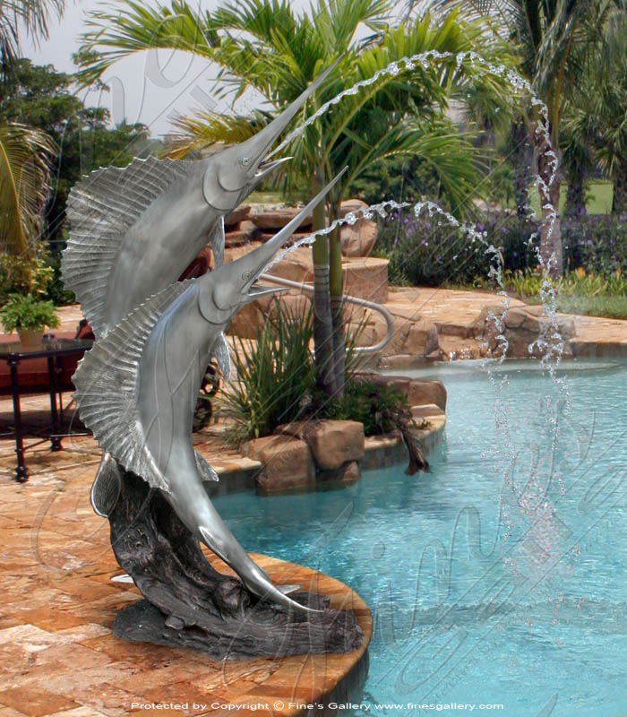 Sword Fish Fountain