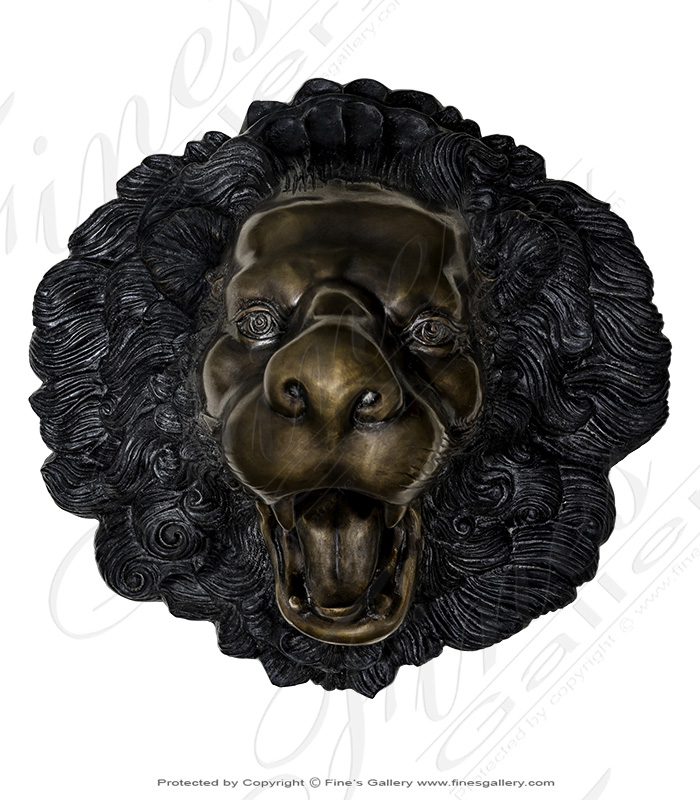 Classic Lion Head Bronze Fountain