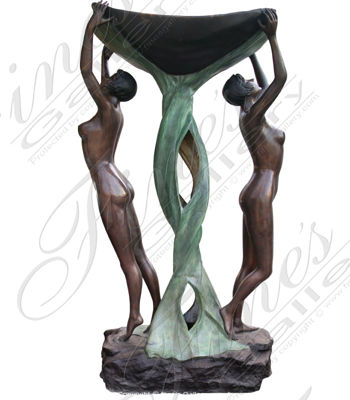 Bronze Twins Fountain