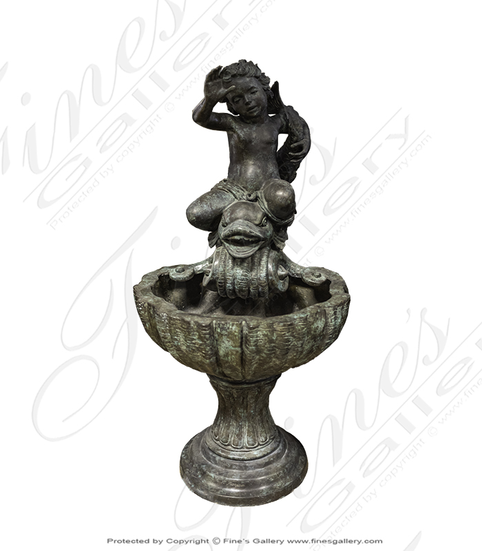 Ocean Boy Bronze Fountain