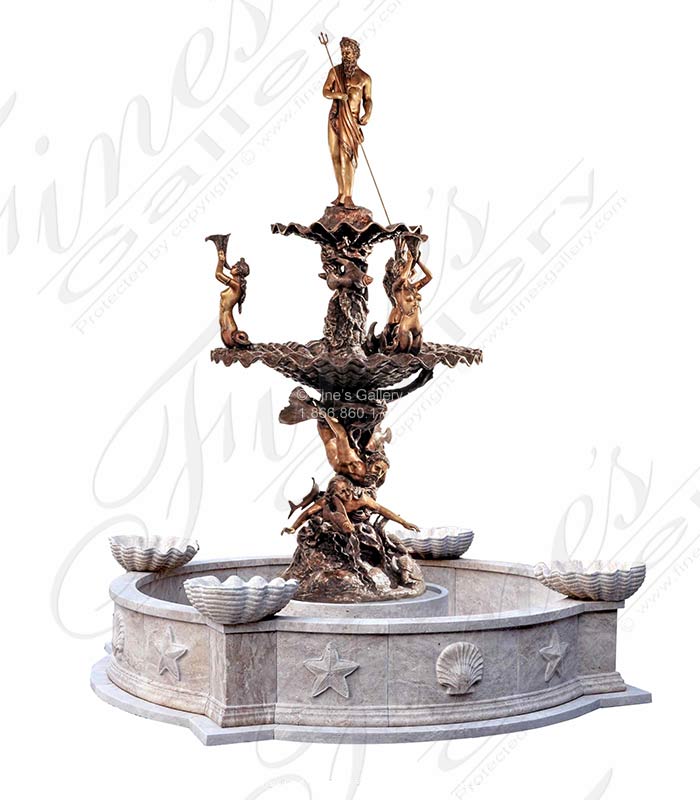 King Neptune Bronze Fountain