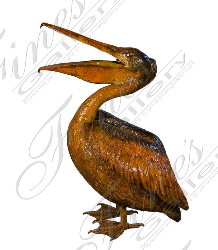 Bronze Pelican Fountain