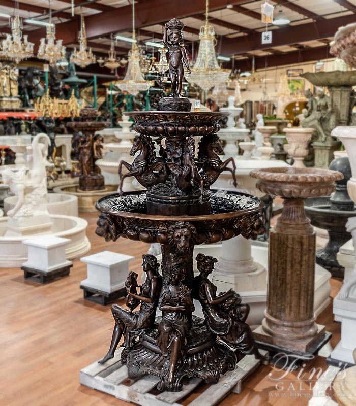 Bronze Granduer IV Ornate Luxury Fountain