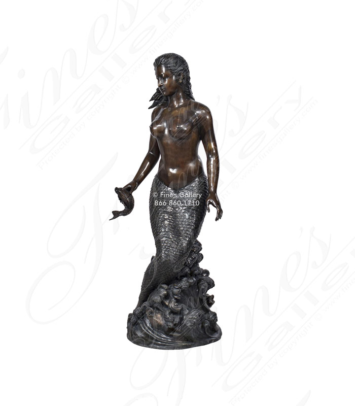 Bronze Mermaid Dream Fountain