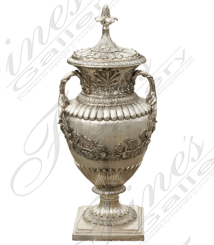 Ornate Vineyards Bronze Urn