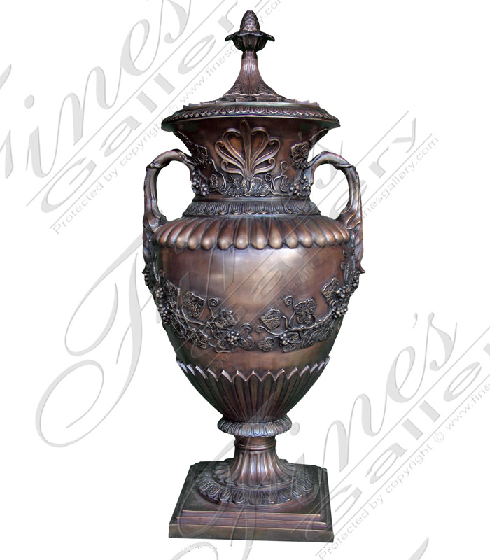 Elegant Bronze Urn