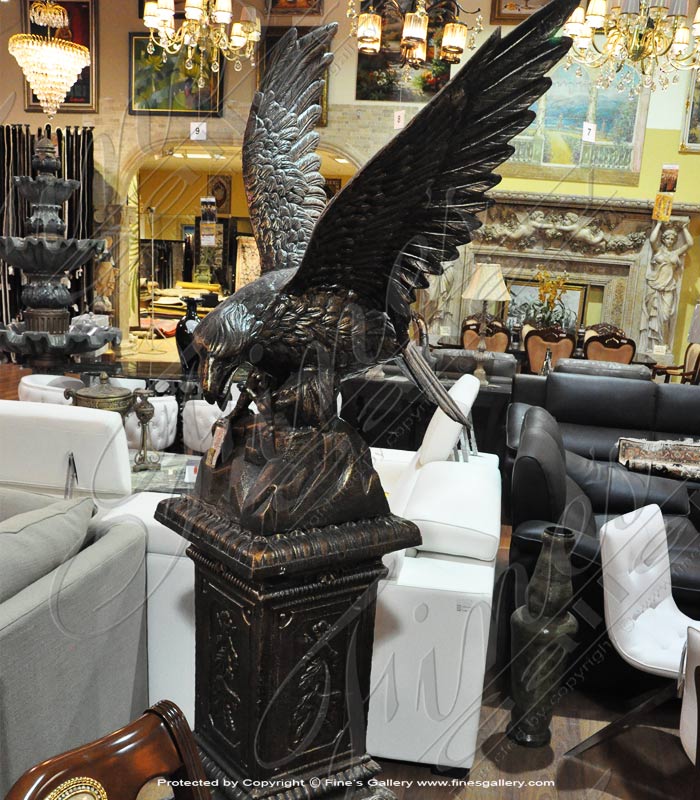 Cast Iron Eagle Statue