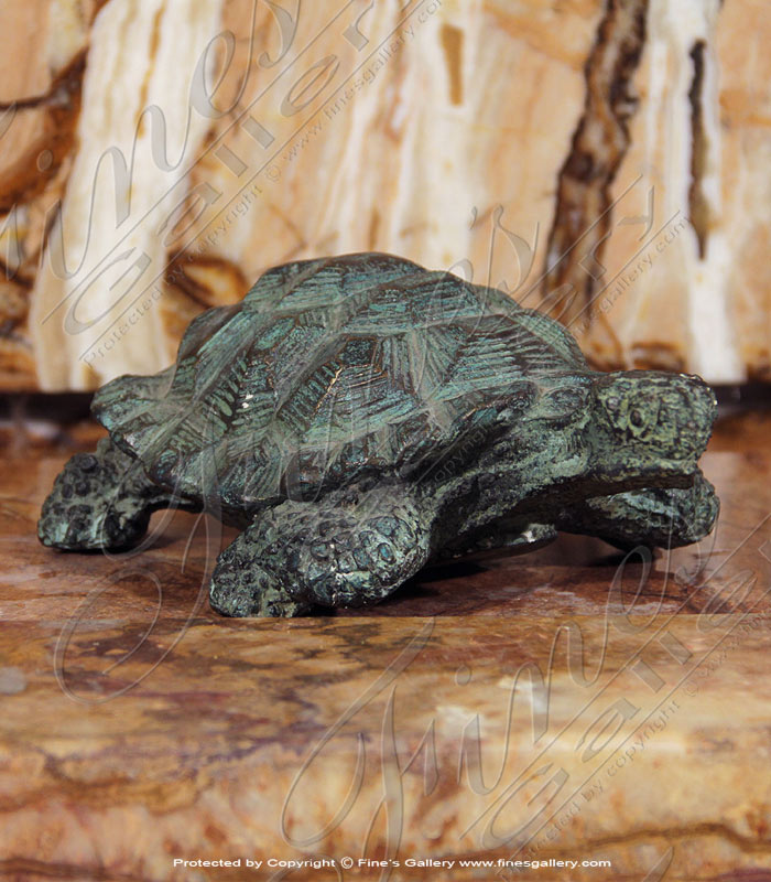 Bronze Turtle Sculpture