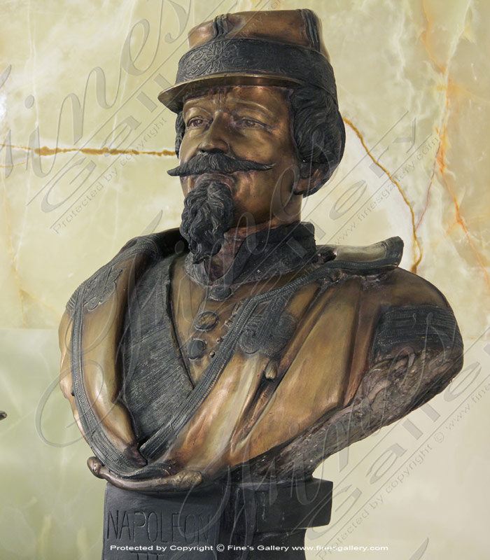 Galvanic Bronze Bust of Napoleon III