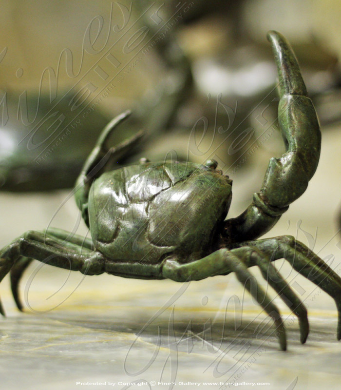 Bronze Crab Statue