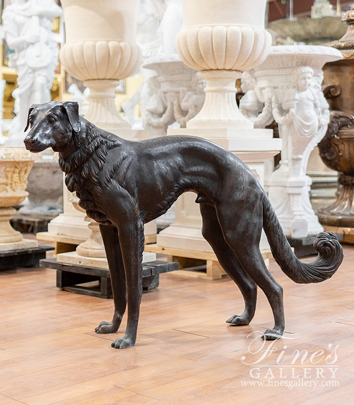 Bronze Statue of Irish Setter Dog