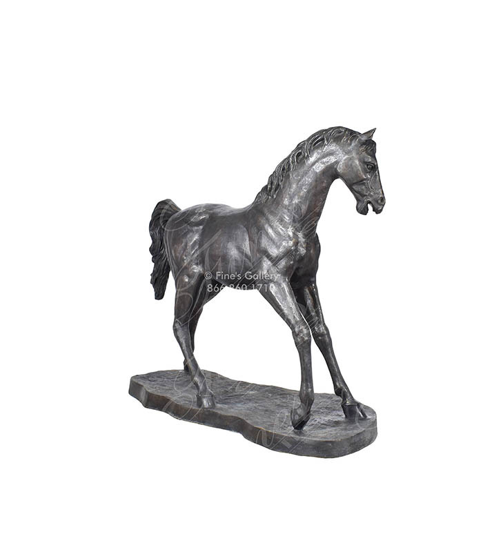 Equestrian Bronze Horse Sclupt