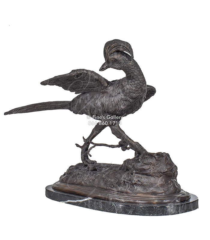 North American Road Runner Bronze Statue