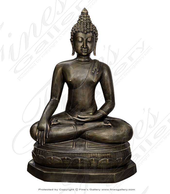 30 Inch Bronze Buddha