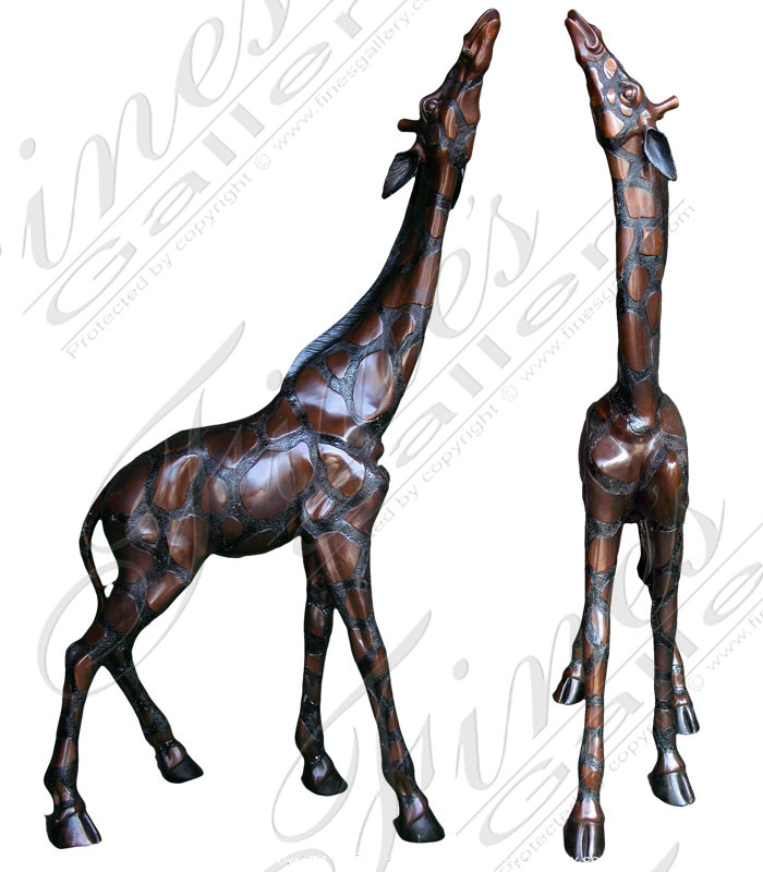 Bronze Giraffe Statue