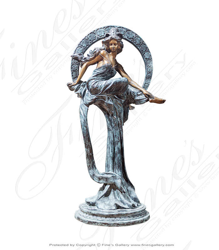 Bronze Female Statue 