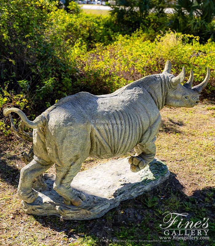 Enamel Bronze Rhinoceros