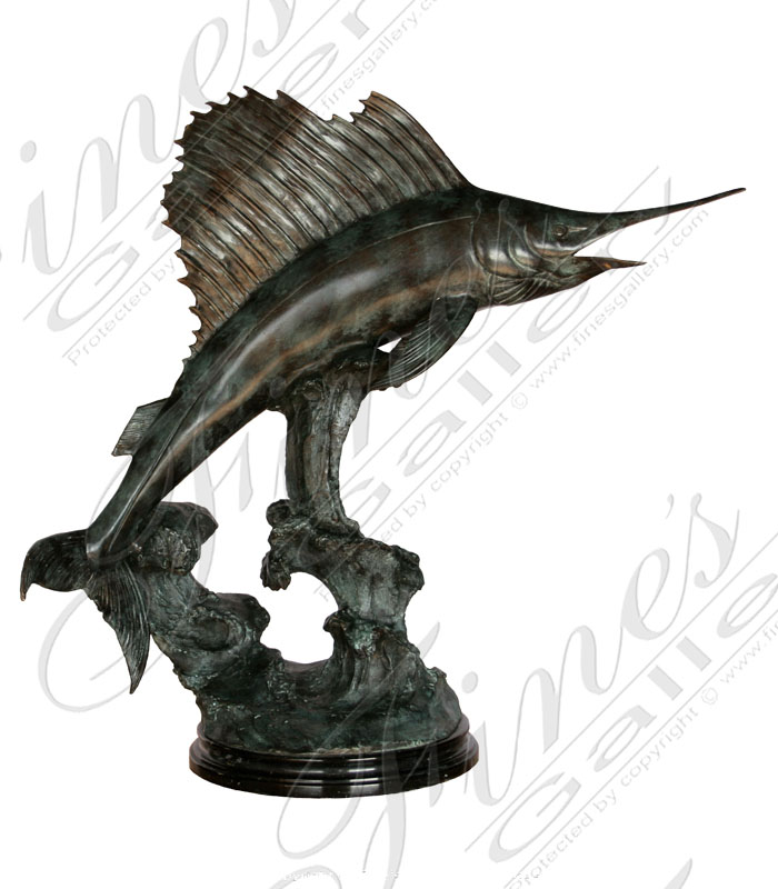 Bronze Sailfish Statue