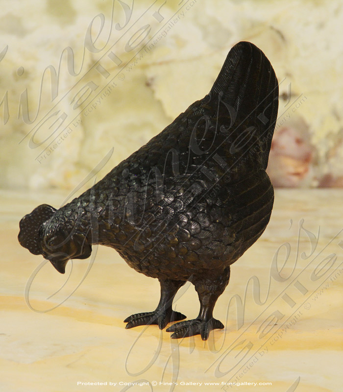 Bronze Chicken Statue