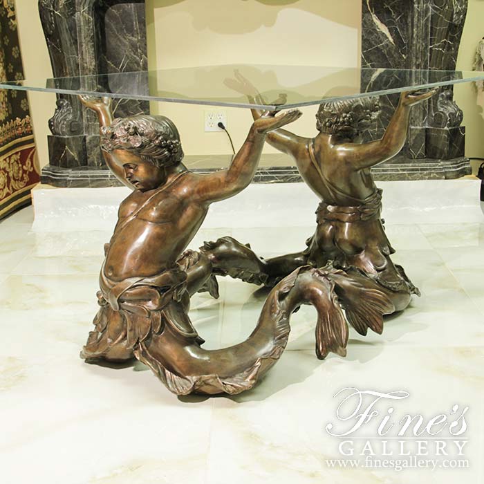 Young Children Bronze Table