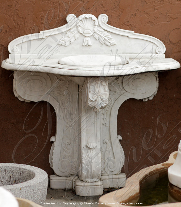 White Marble Sink