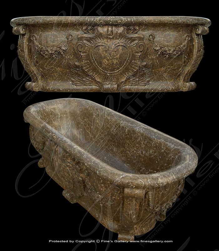 Beautiful Brown Marble Tub