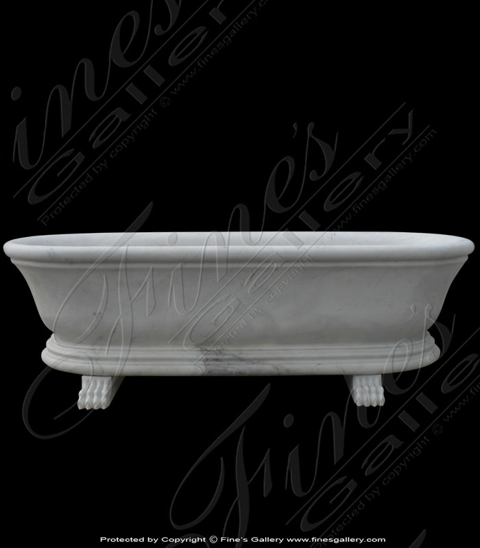 White Carrara Tub