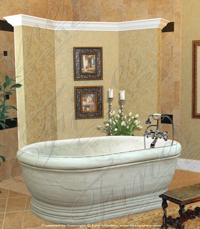 White Marble Tub