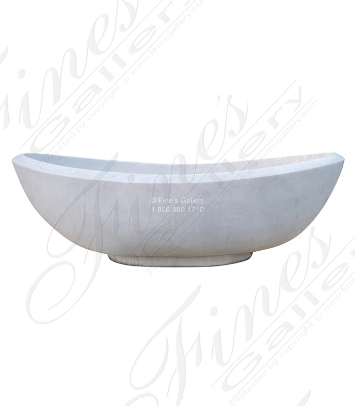 Modern Statuary White Marble Bath Tub