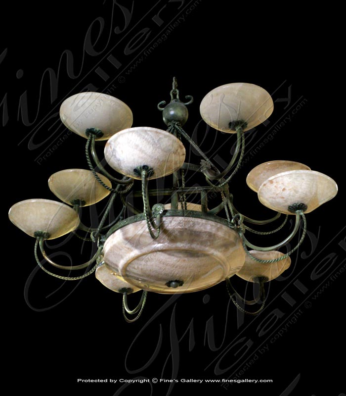 Onyx Lighting Chandelier