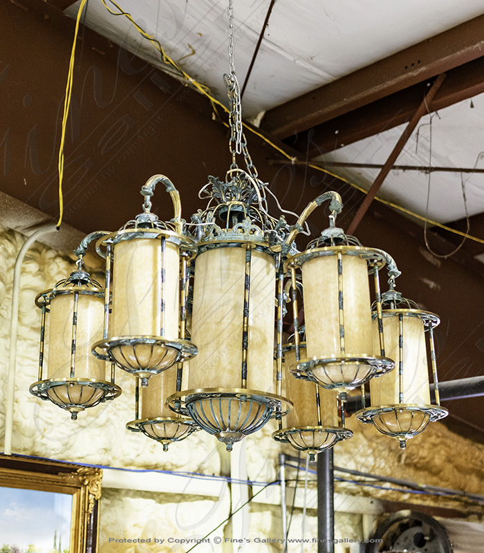 Old World Onyx Chandelier