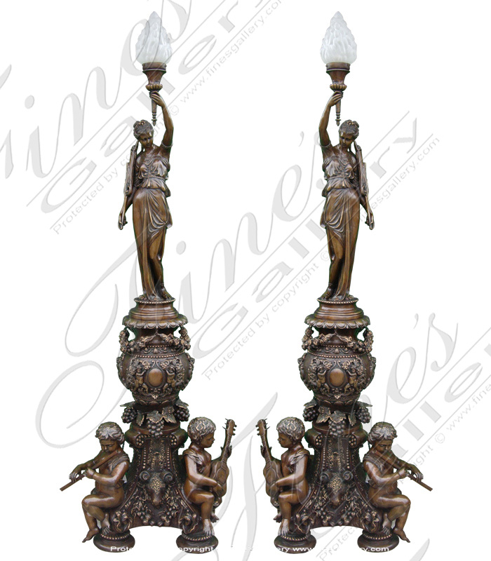 Ornate Bronze Lampost