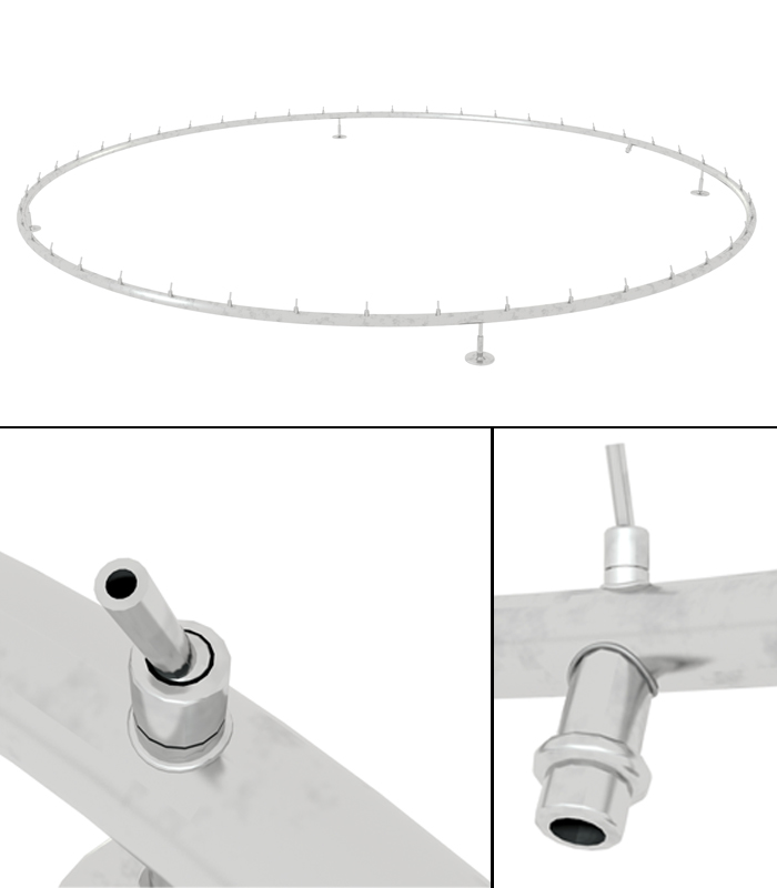 144 inch Diameter Water Spray 