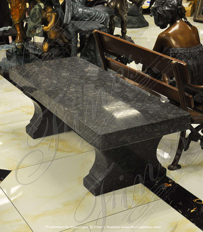 Black Pearl Granite Bench