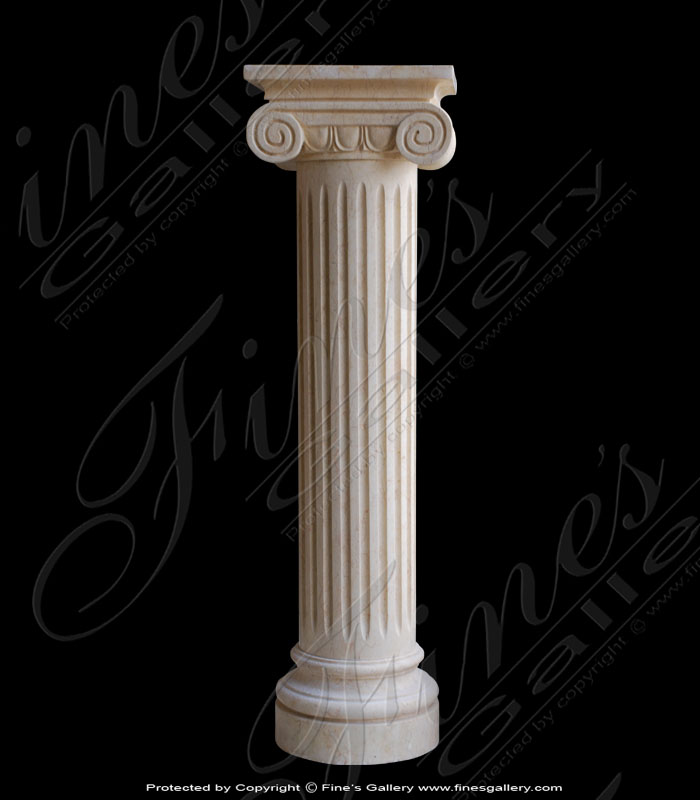 Fluted Column Marble Base