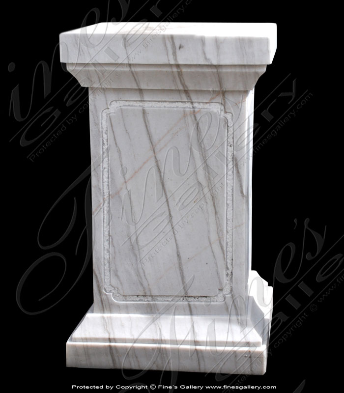 White/Gray Marble Base