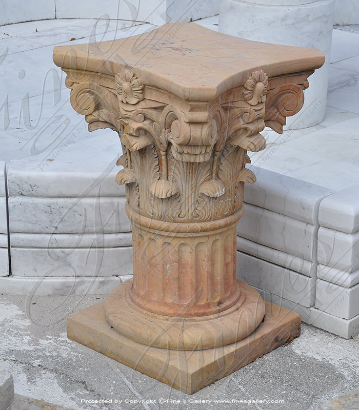 Ornate Cap Marble Base