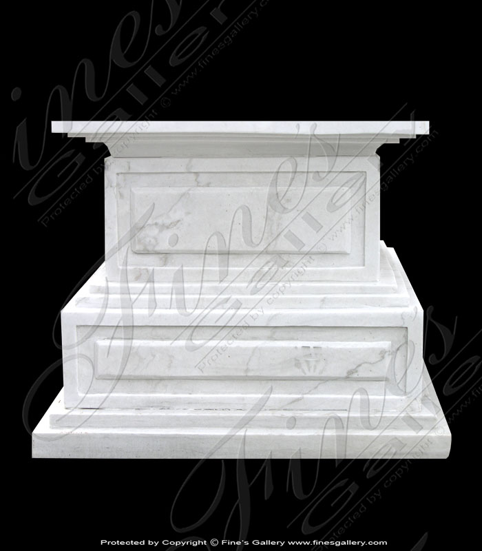 24 Inch Square Marble Base